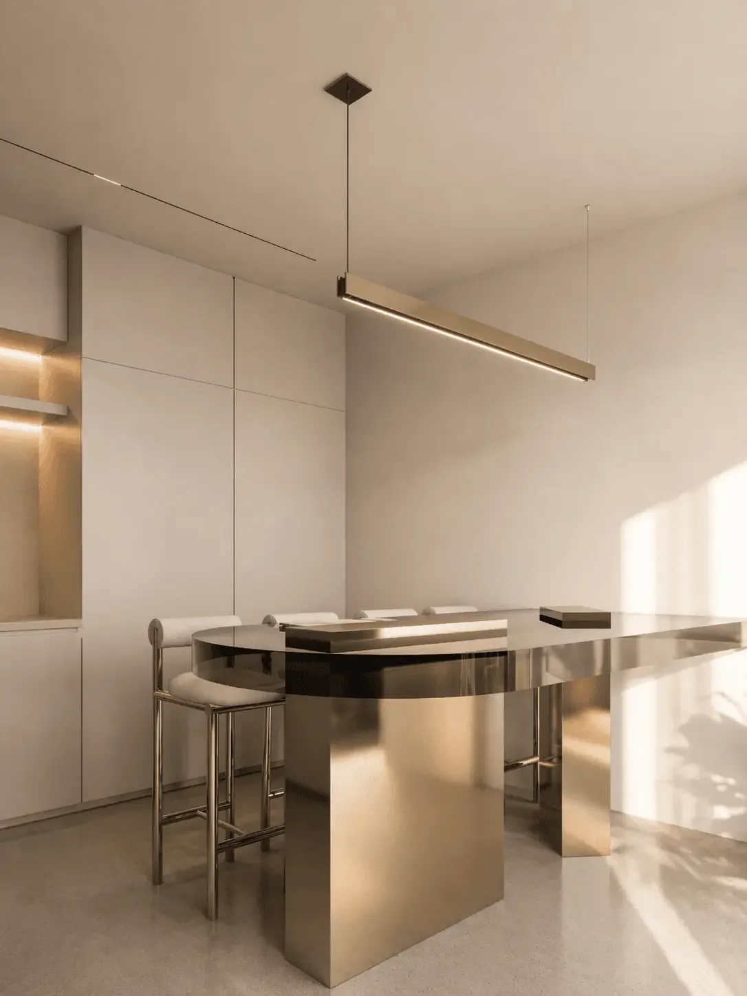 Apartment Design — social area, interior visualization (2)