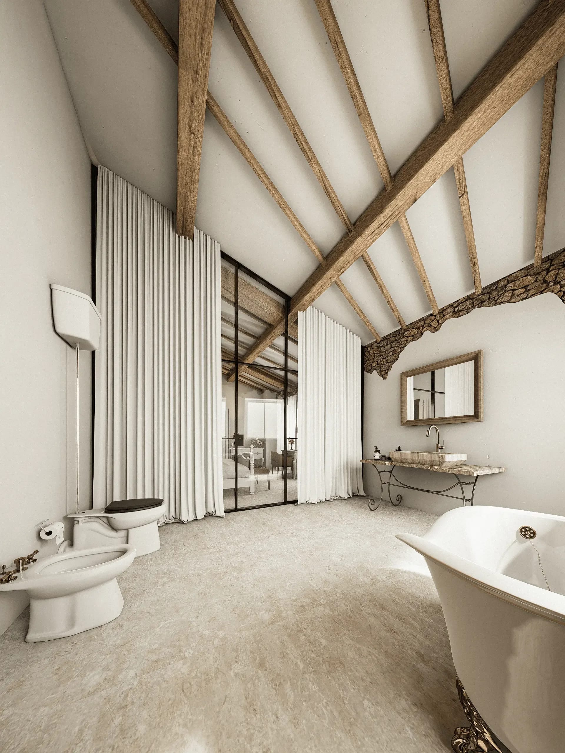 Casale Todi Cassapanca — interior visualization (2)