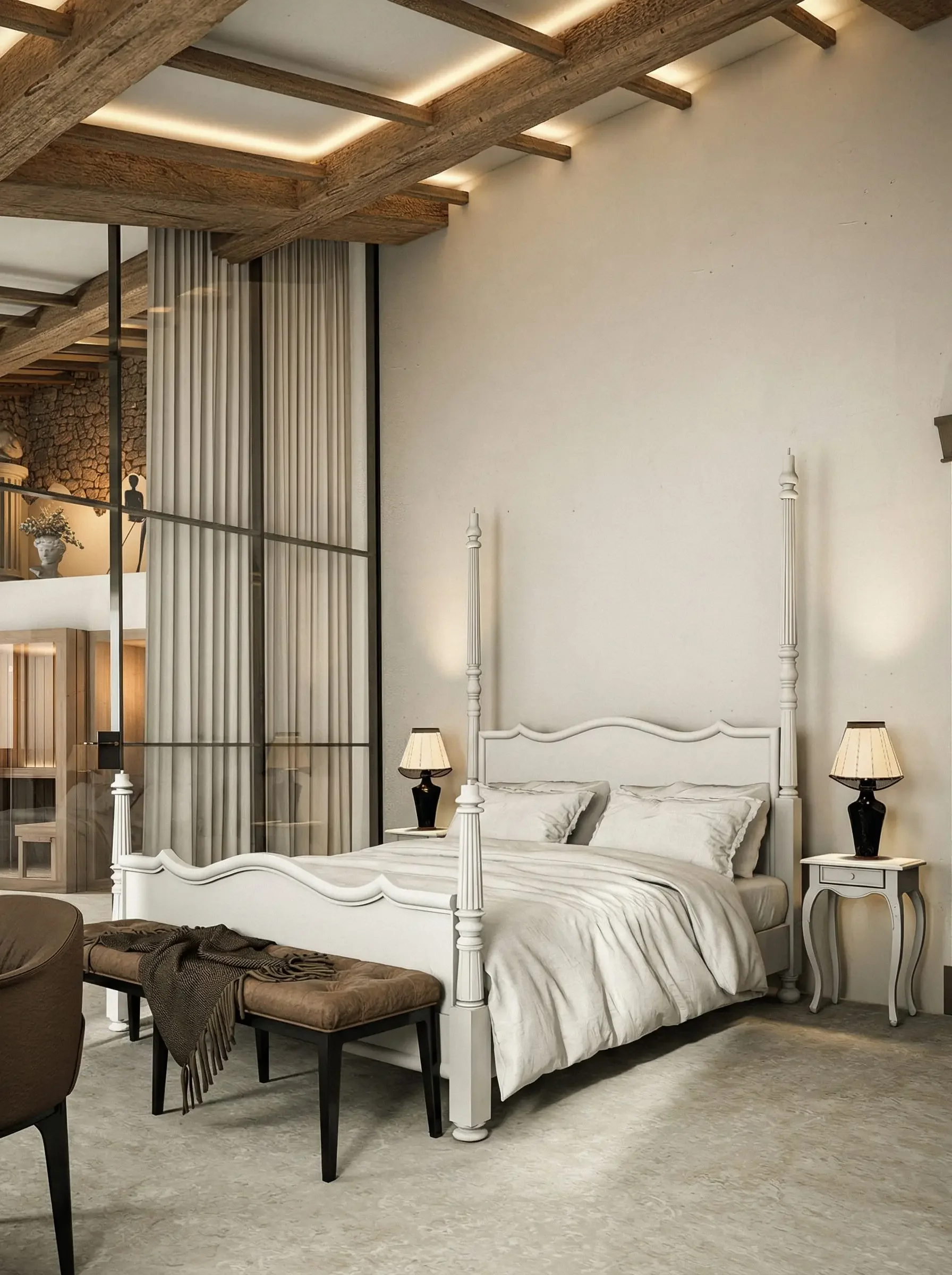 Casale Todi Cassapanca — interior visualization (4)