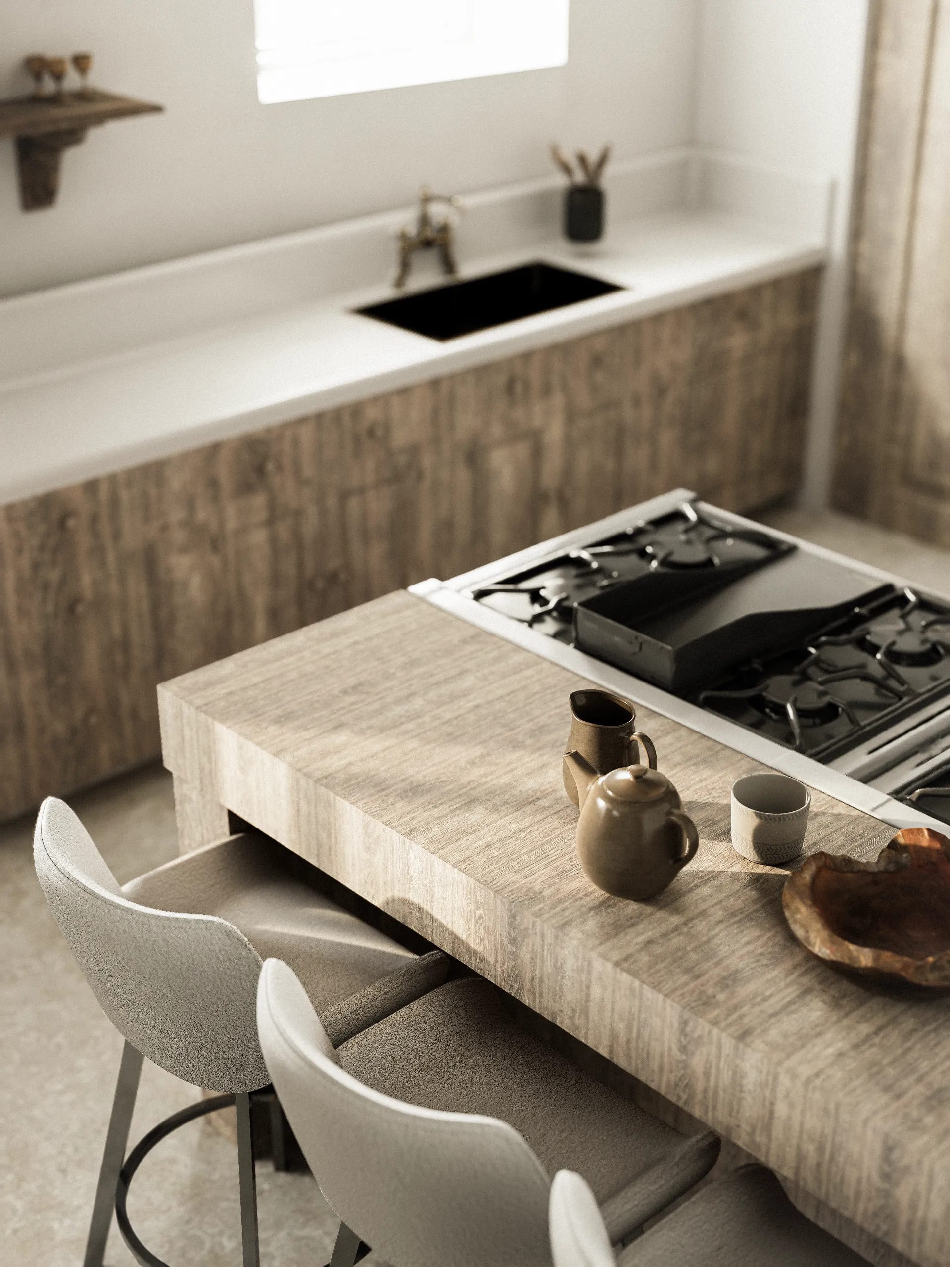 Casale Todi Cucina — kitchen, interior visualization (1)