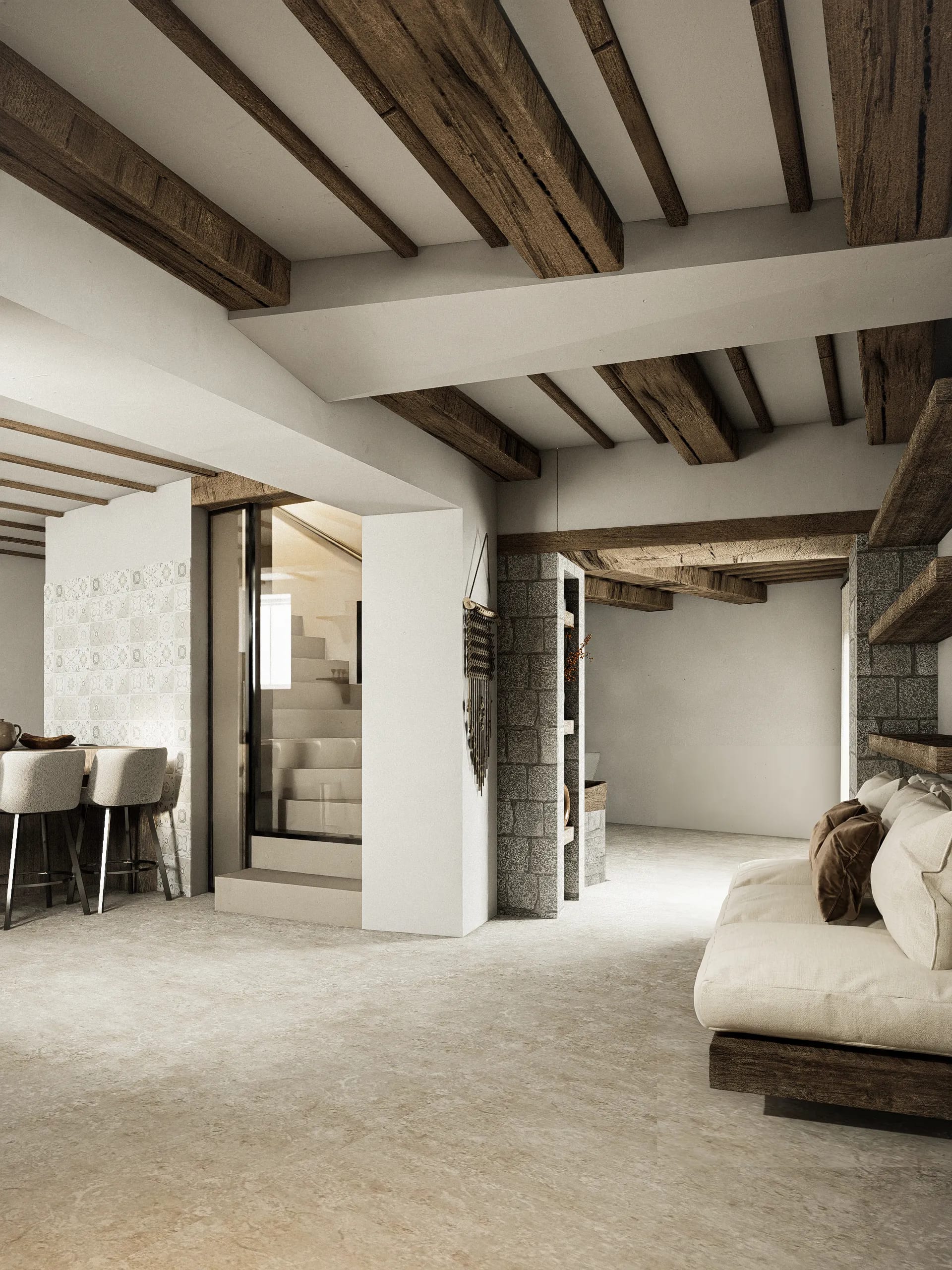 Casale Todi Cucina — kitchen, interior visualization (4)