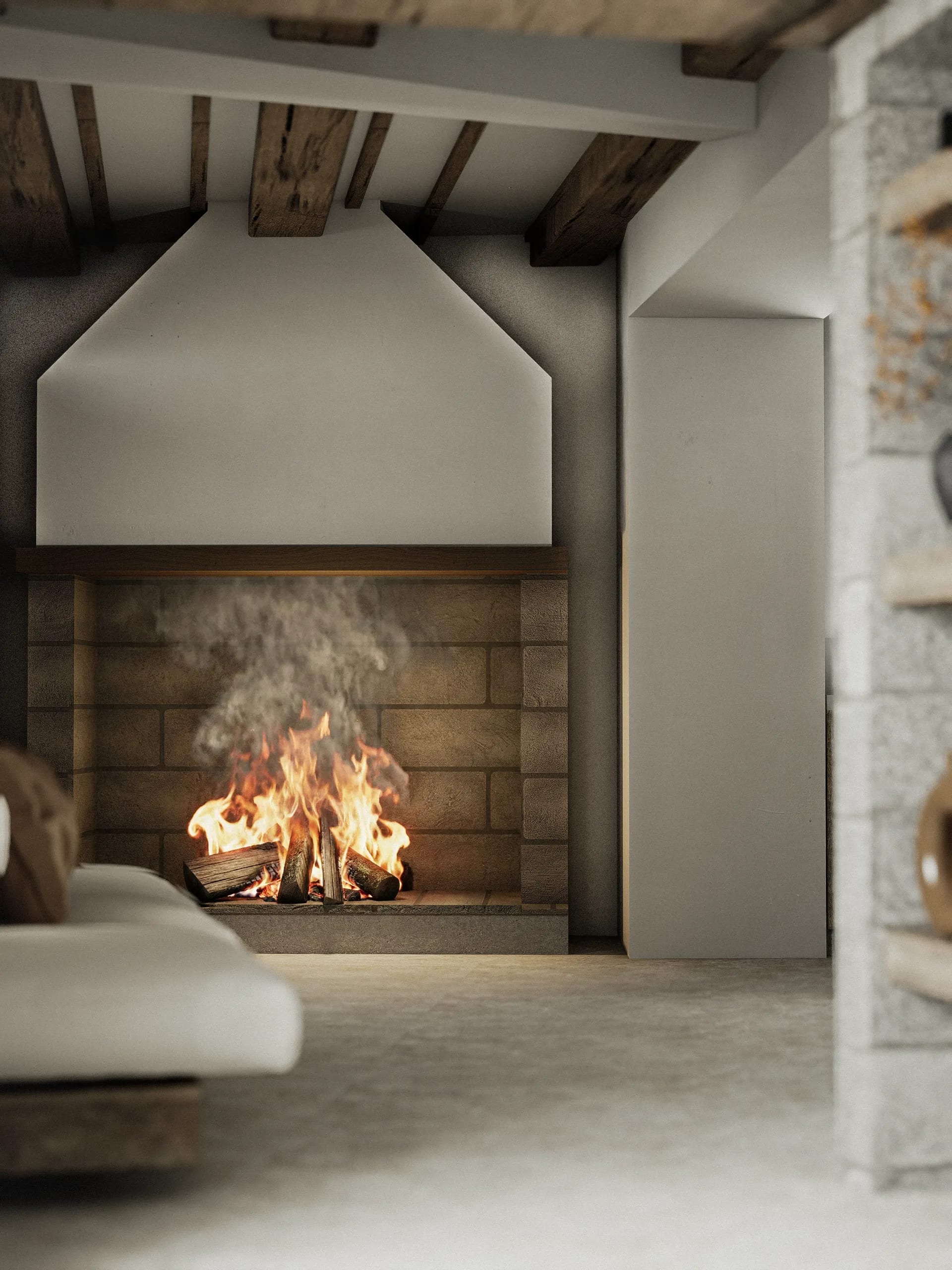Casale Todi Cucina — kitchen, interior visualization (5)