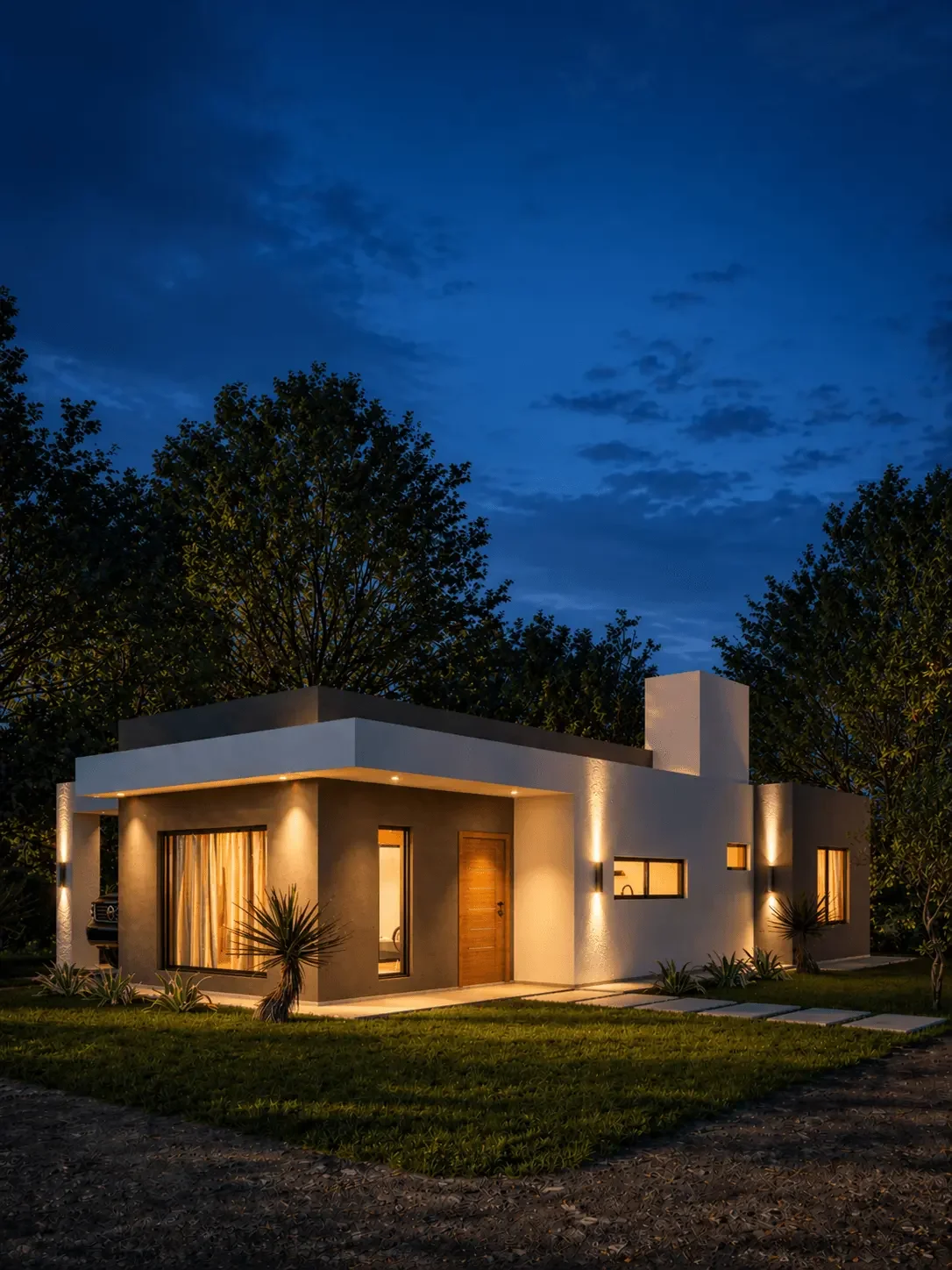 House Design — exterior, architectural visualization (2)