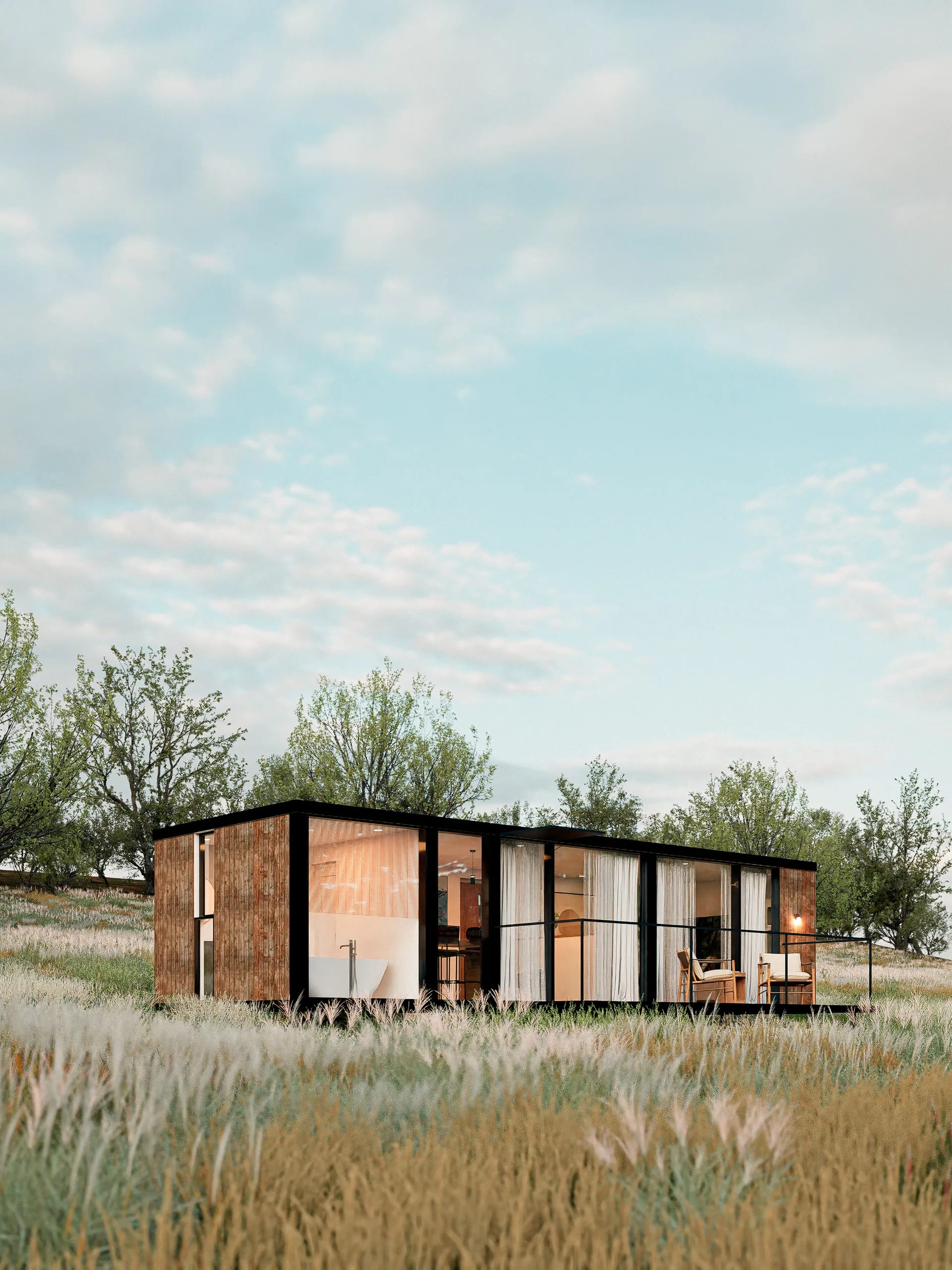 Refugio en el campo — exterior (2)