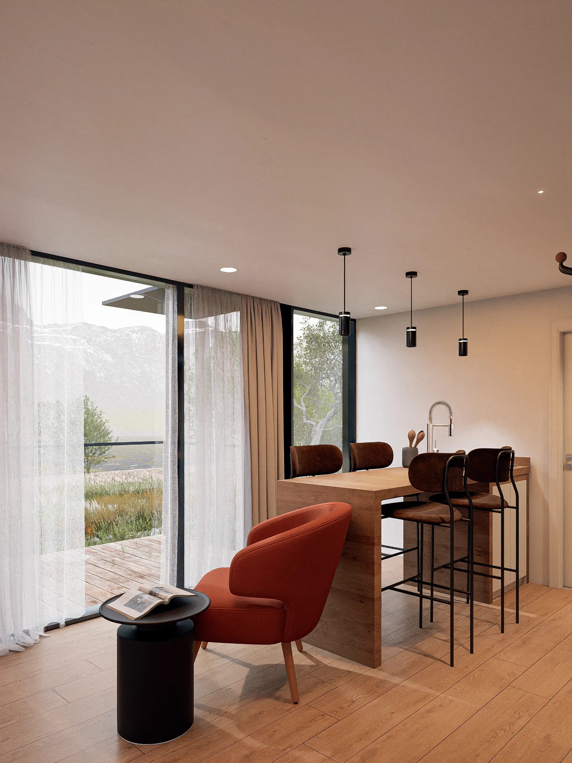 Refugio en el campo — interior (2)