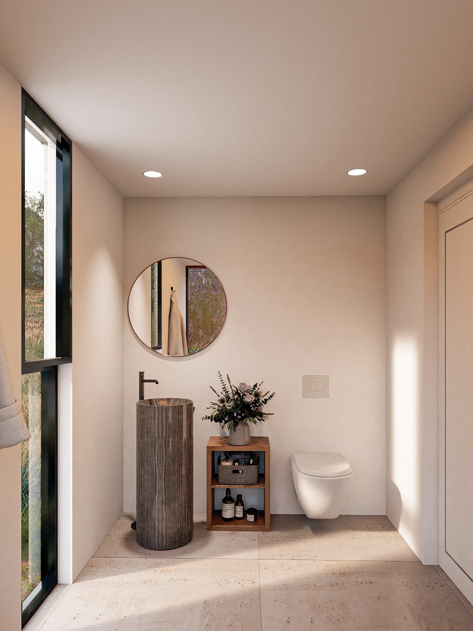 Refugio en el campo — interior (4)