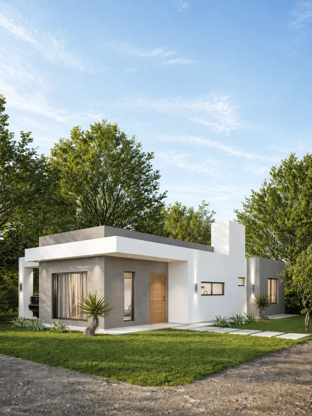 House Design — exterior, architectural visualization