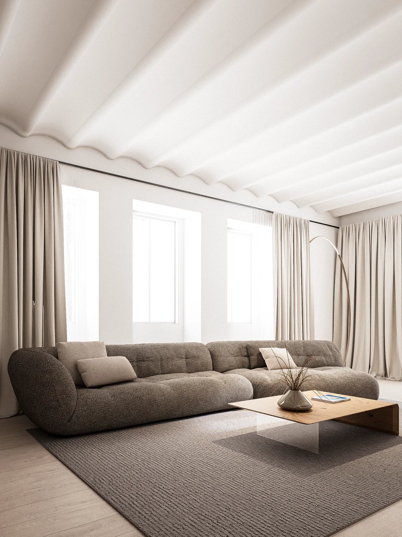 Interior architectural rendering